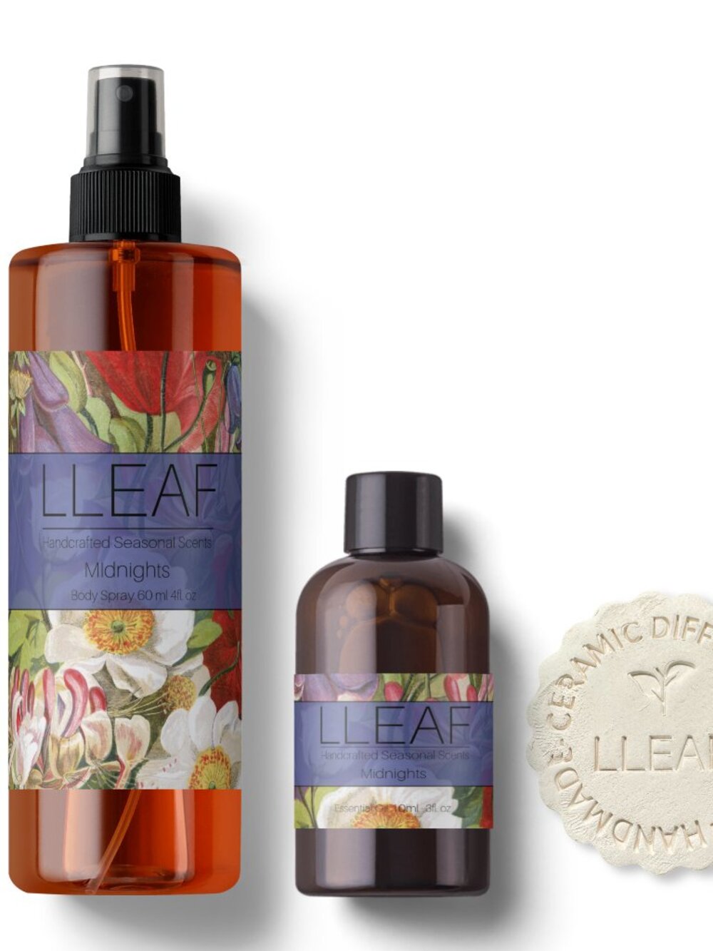 Midnights Scent Collections – LLEAF Body Spray, Essential Oil + Stone Brand NEW